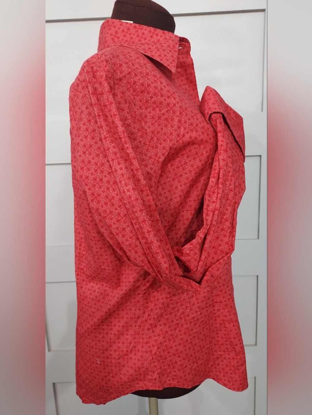 NWT Cruel Girl Strawberry Red Floral-Print Western Cowgirl Shirt - Picture 6 of 7